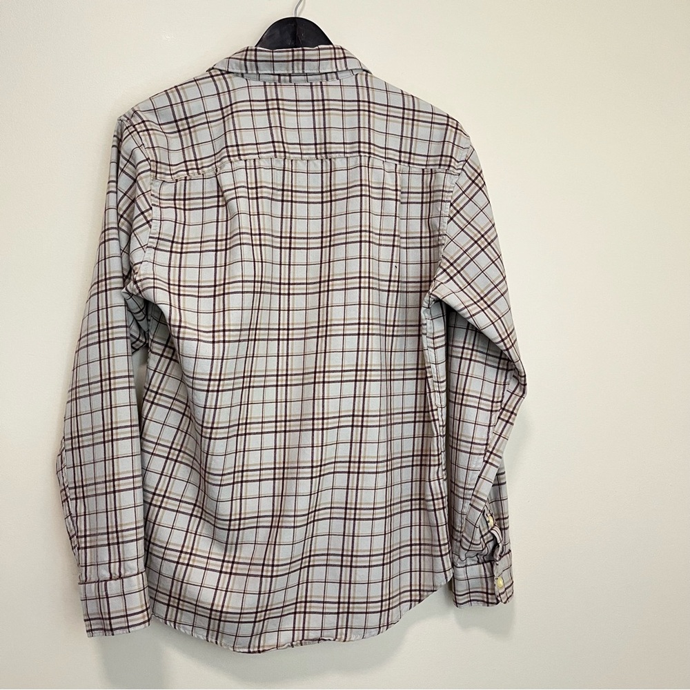 Pendleton Jasper 100% Wool Plaid Button Up Shirt *Flaw* Large - Picture 5 of 12